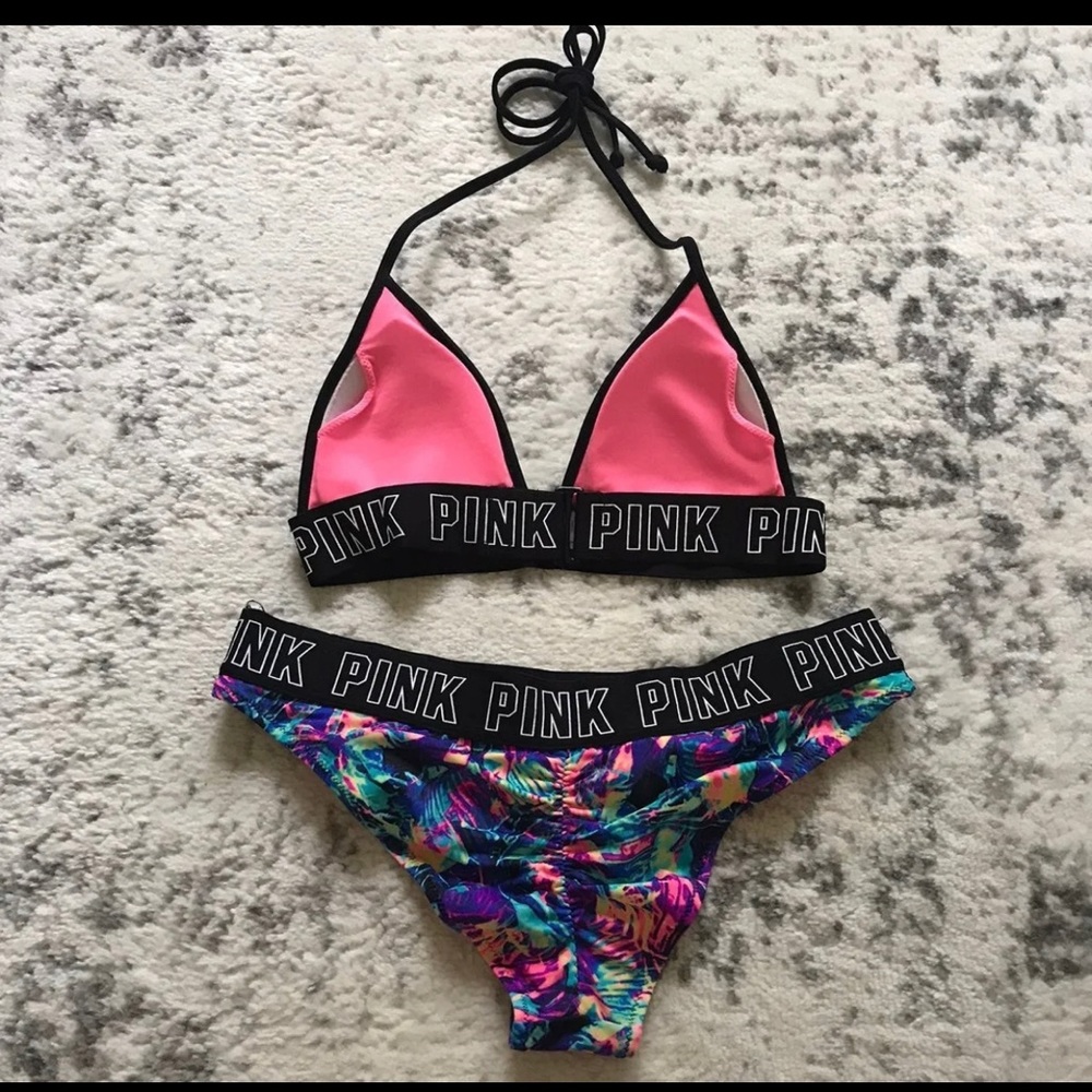 Victoria Secret PINK tropical bikini set